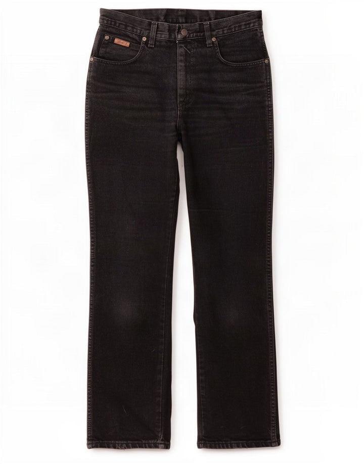 Ανδρικό τζιν Texas Straight Wrangler W31 L32 μαύρο βαμβακερό