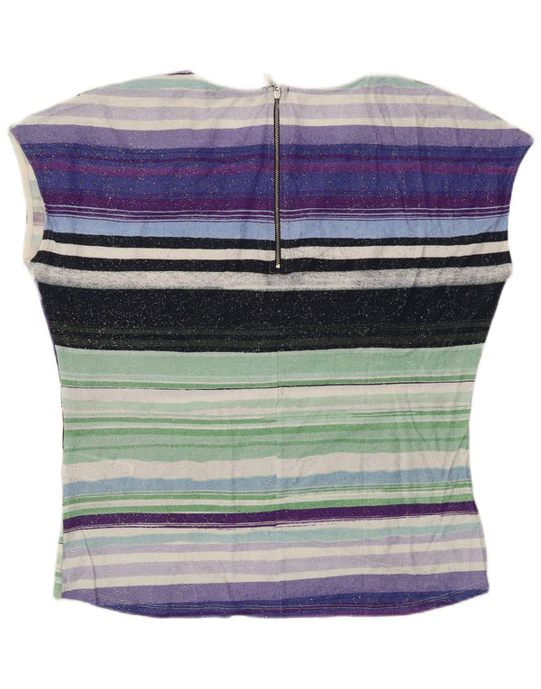 Γυναικεία γραφική μπλούζα Desigual Top UK 18 XL Πολύχρωμη ριγέ