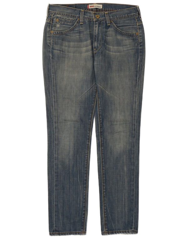 Levi's Womens 686 Slim Tapered Jeans W30 L29 Blue