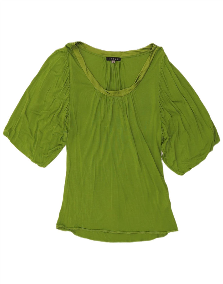 Coast Γυναικεία Μπλούζα Τοπ UK 12 Medium Green Modal
