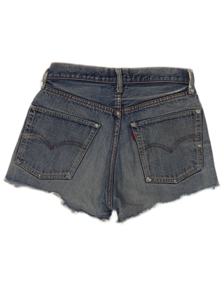 Γυναικείο τζιν σορτς Levi's W28 μεσαίο μπλε
