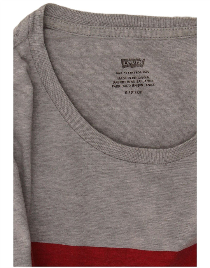 Ανδρικό γραφικό T-Shirt Levi's Top Small Grey