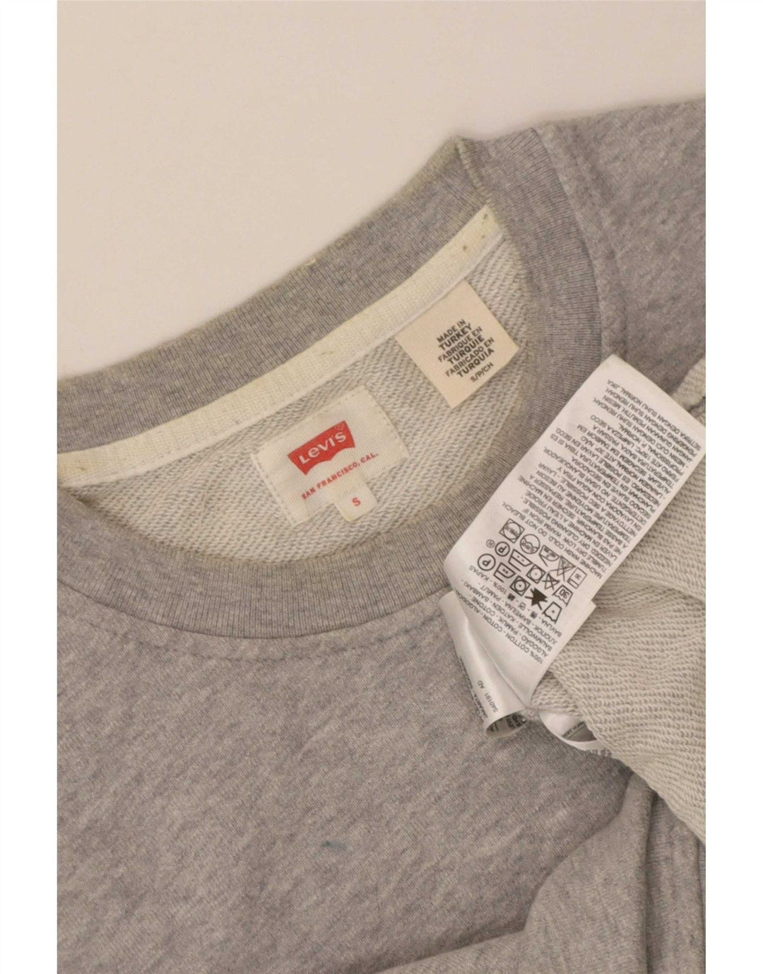 Ανδρικό φούτερ Levi's πουκάμισο από βαμβακερό γκρι μικρό