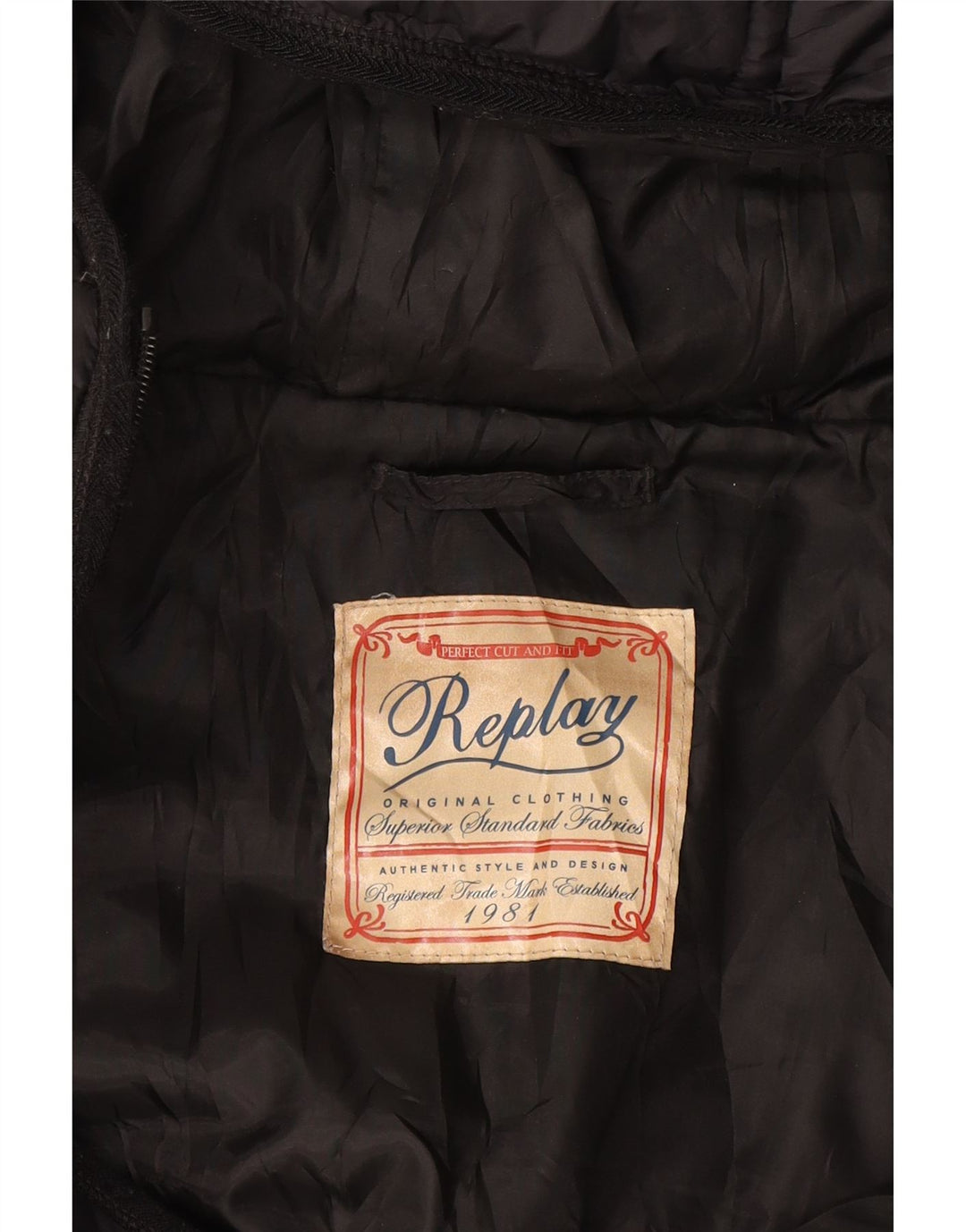 Replay Γυναικείο μπουφάν με κουκούλα UK 12 Medium Black