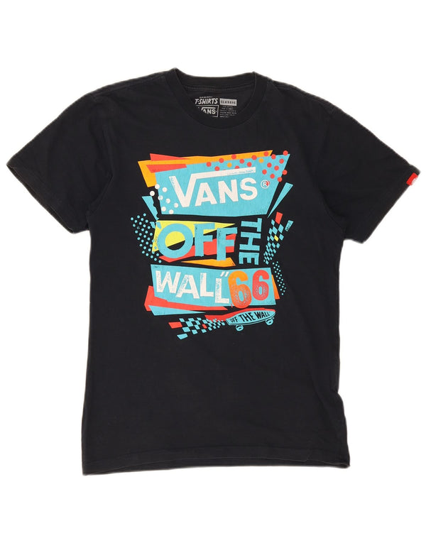 Ανδρικό T-Shirt Vans Classic Fit Top Μικρό μαύρο βαμβακερό