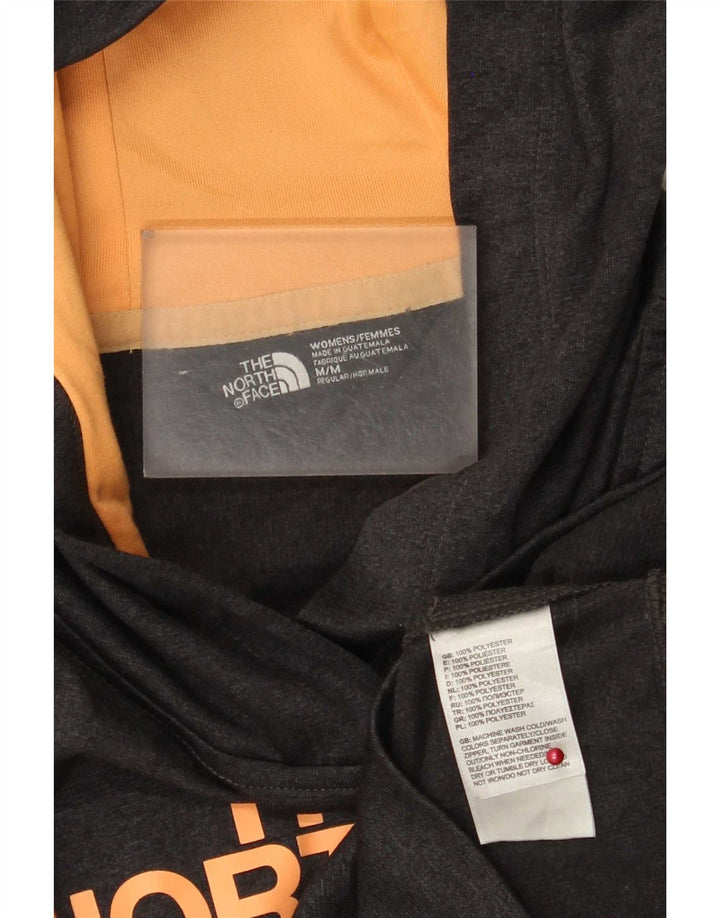 The North Face Γυναικεία γραφικά Hoodie Jumper UK 12 Medium Grey Polyester