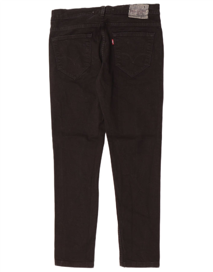Levi's Mens 519 Slim Jeans W33 L30 Μαύρο βαμβακερό