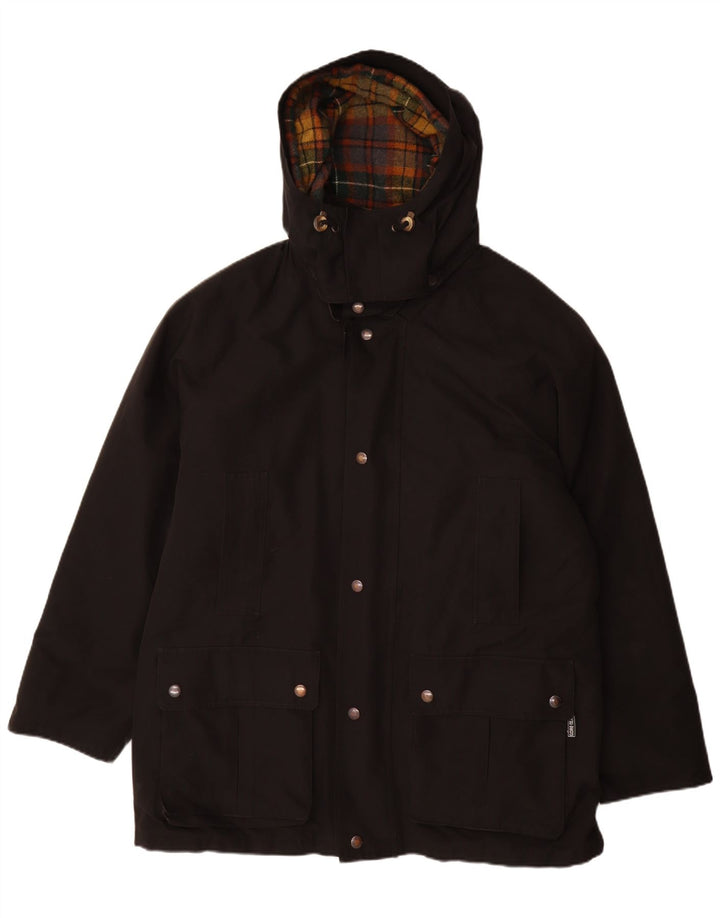 Μπλε Notes Ανδρικό κουκούλα Utility Jacket IT 56 3XL Μαύρο
