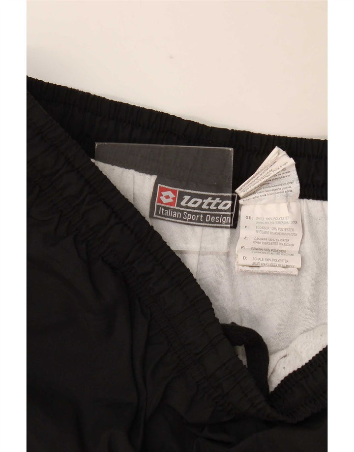 Ανδρική φόρμα Lotto Graphic Παντελόνι Joggers Medium Black Colourblock