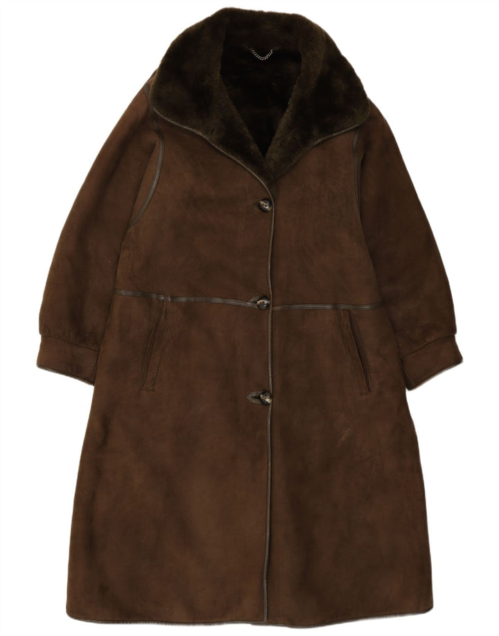 Vintage Γυναικείο Shearling Coat IT 50 XL Brown Shearling