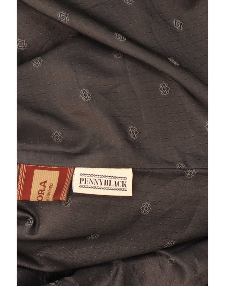 Penny Black Γυναικείο Μπουφάν 4 Κουμπιών Oversized Blazer IT 42 Medium Grey Wool