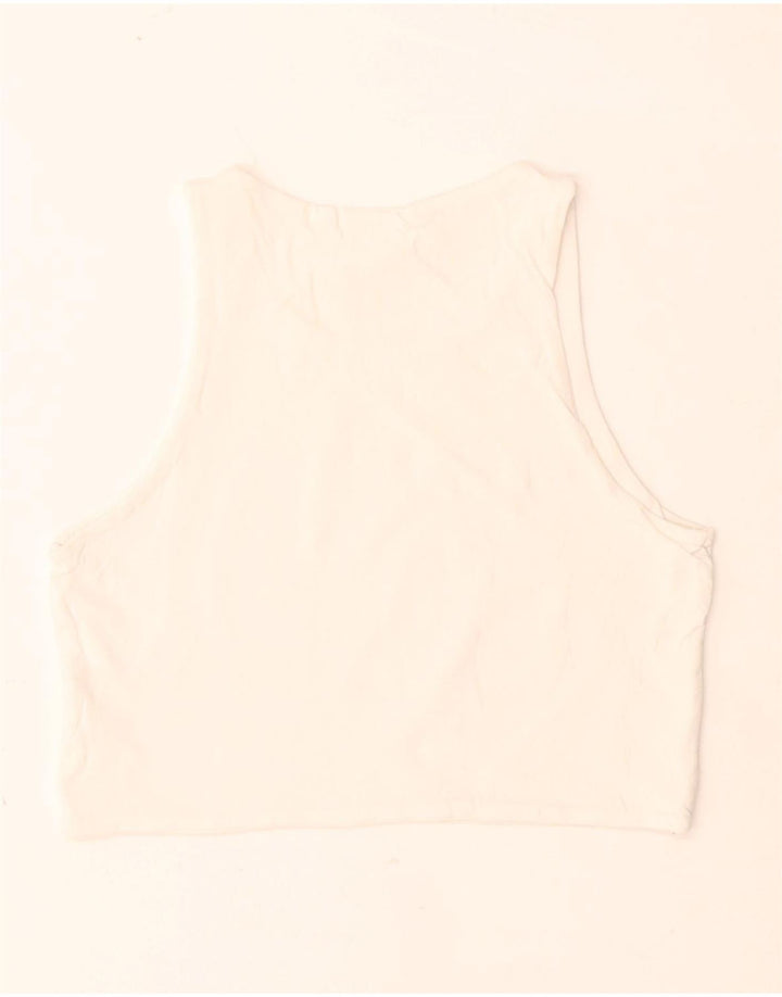 Zara Girls Sleeveless Crop Top 13-14 Years Λευκό