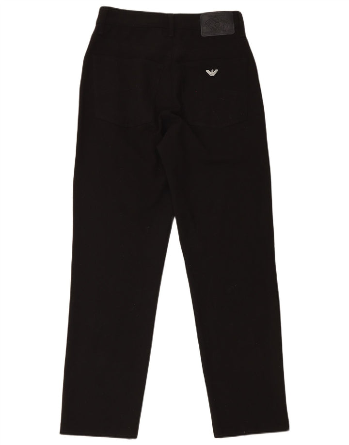 Armani Γυναικείο Slim Casual Παντελόνι W31 L31 Μαύρο Μάλλινο