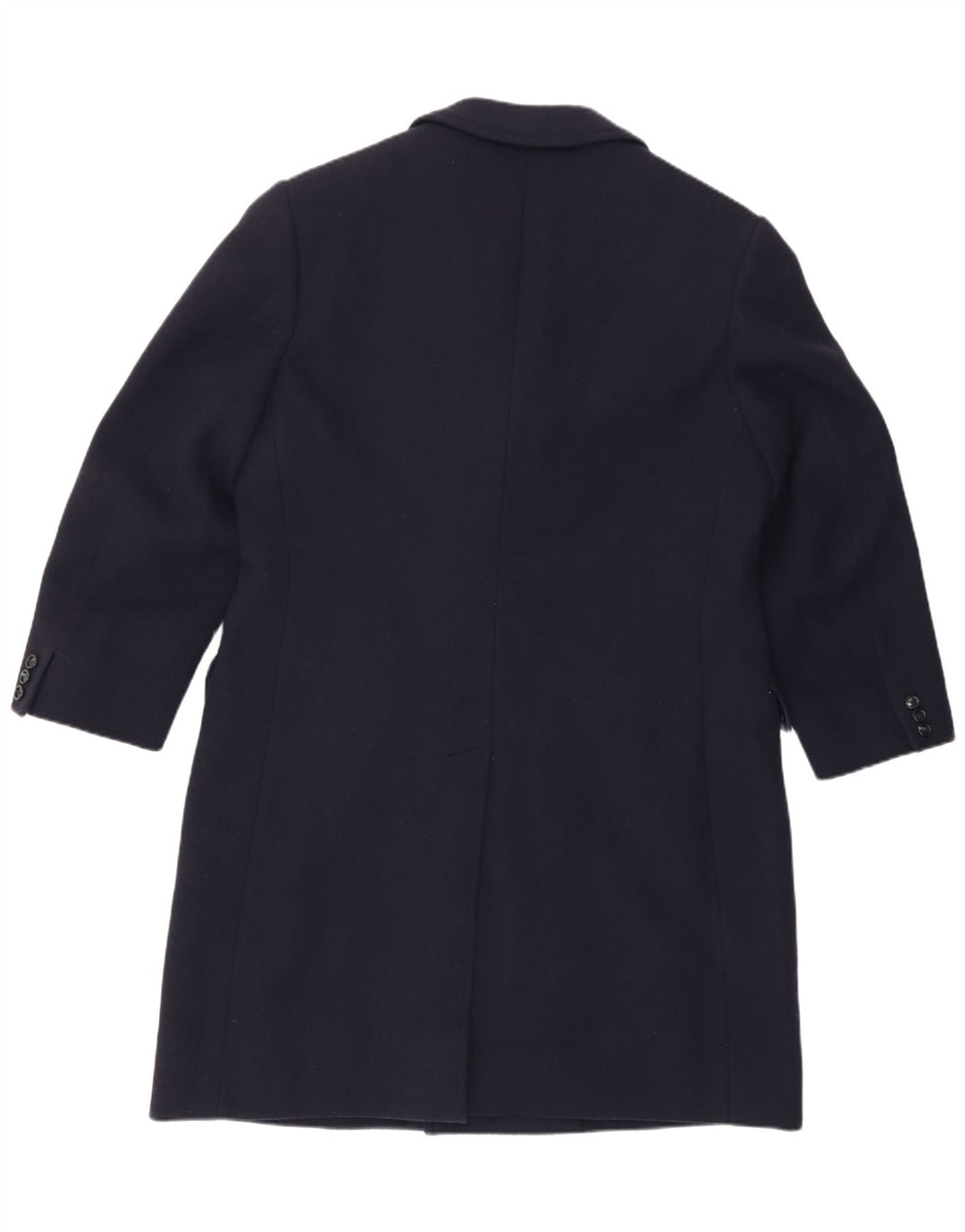 Vintage Ανδρικό Διπλό Παλτό UK 38 Medium Navy Blue