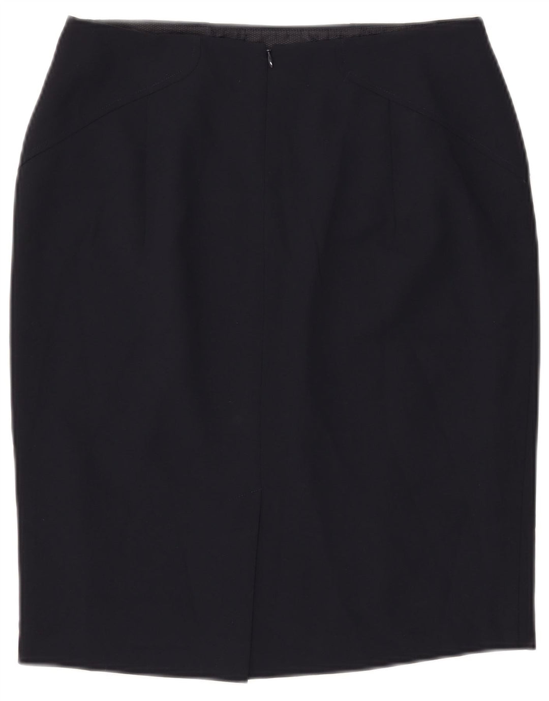 John Lewis Γυναικεία Pencil Φούστα UK 12 Medium W30 Navy Blue Polyester