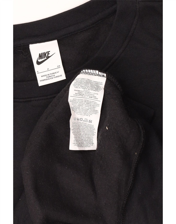 Ανδρικό φούτερ Nike με χαλαρή εφαρμογή, μαύρο βαμβακερό