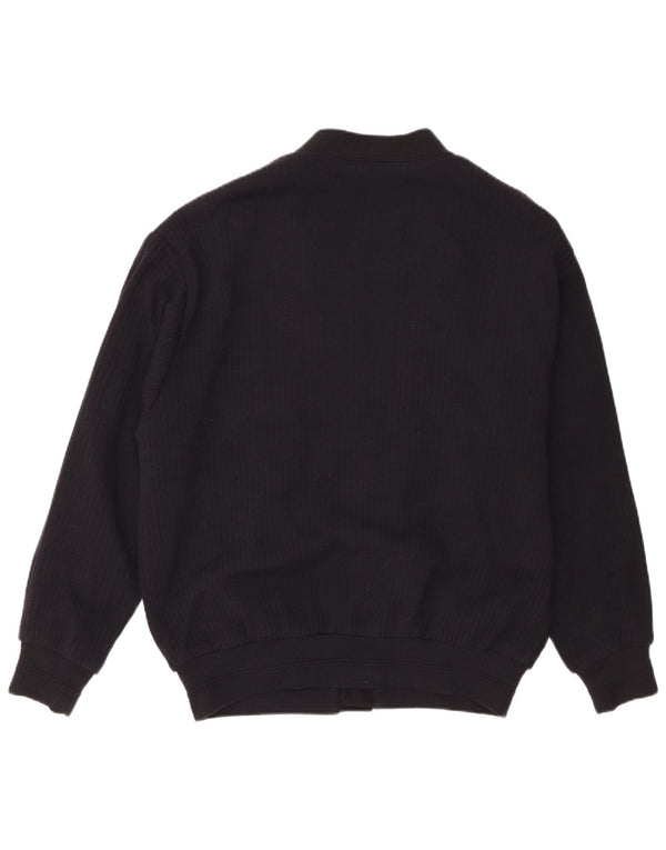 Ανδρικό πουλόβερ Hajo Cardigan IT 50 Medium Navy Blue Colorblock Ακρυλικό