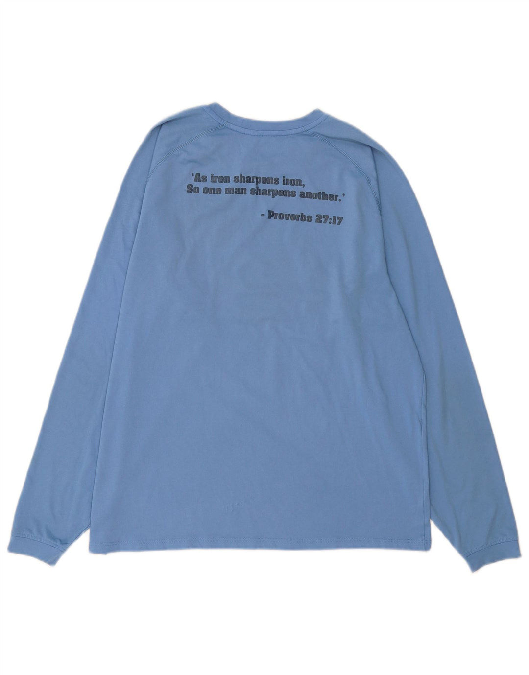 Adidas Mens Villanova Graphic Top Μακρυμάνικο Μεγάλο Μπλε Πολυεστέρας