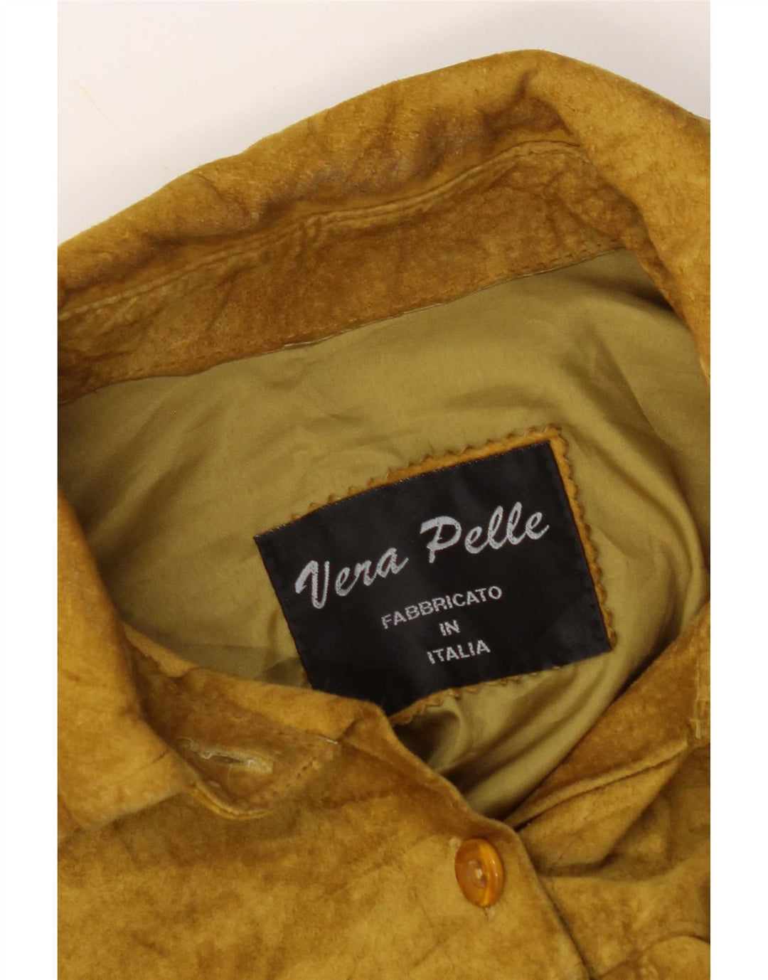 Vintage Γυναικείο Suede Jacket IT 48 XL Khaki
