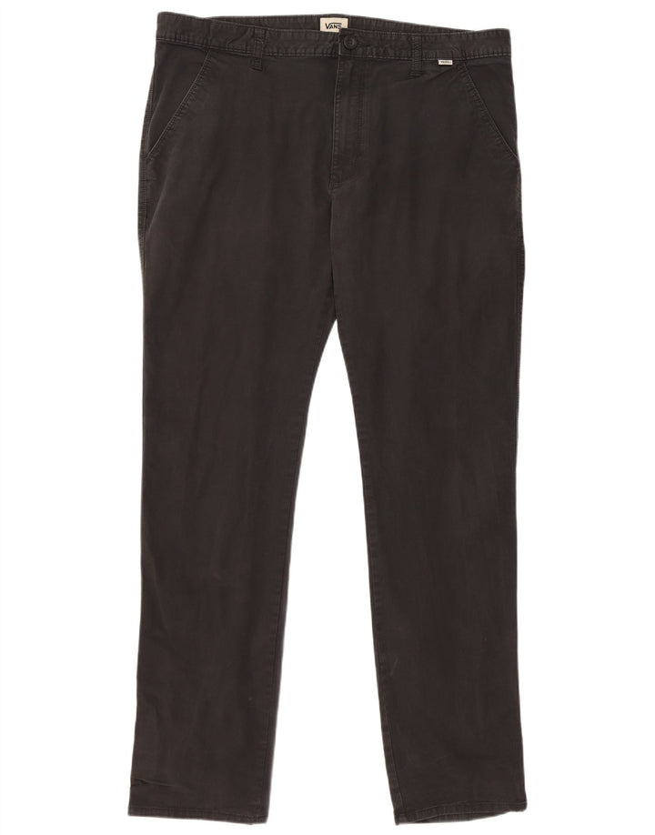 Ανδρικό παντελόνι Chino Vans Slim W36 L32 Μαύρο βαμβακερό