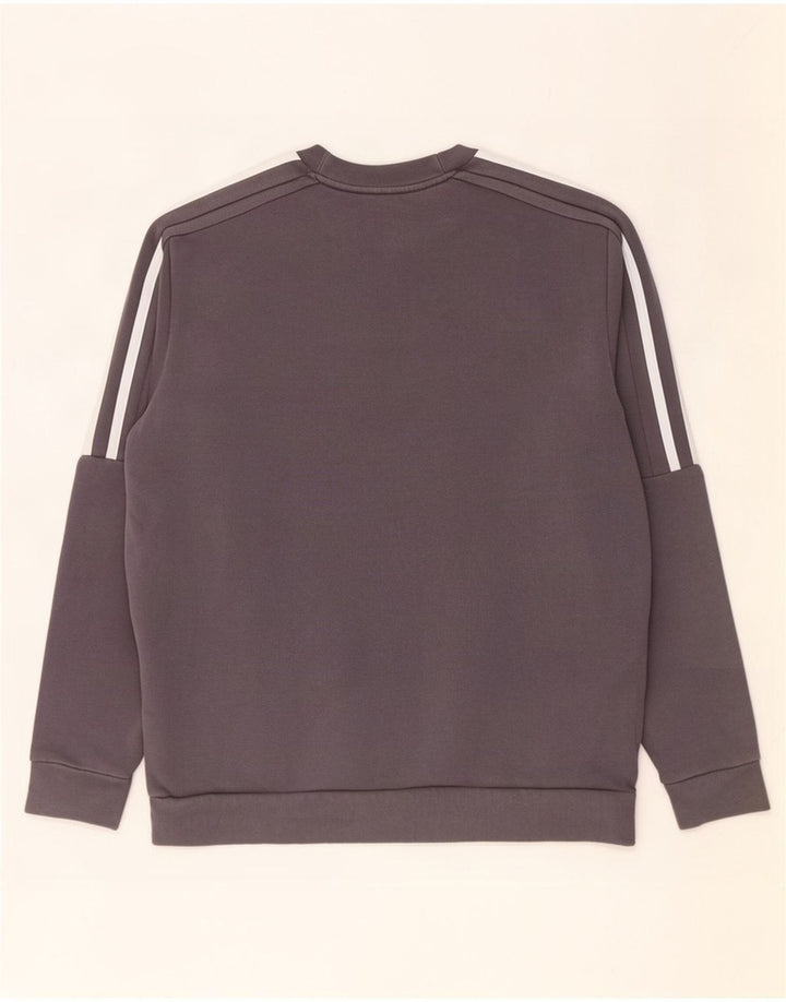 Ανδρικό φούτερ Adidas Jumper μεγάλο γκρι βαμβακερό