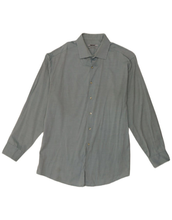 Ανδρικό πουκάμισο Dkny Slim Fit Size 17 XL Blue