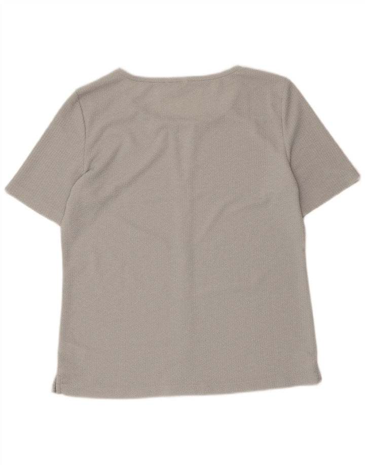Γυναικεία μπλούζα CALVIN KLEIN Top UK 14 Medium Grey Polyester