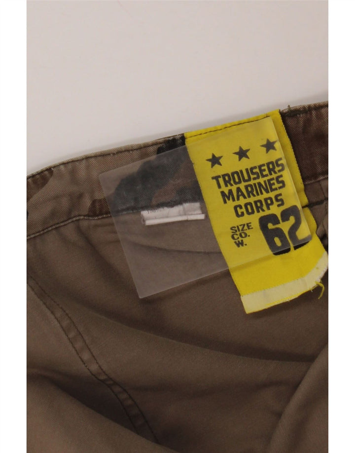 Ανδρικό Slim Cargo Παντελόνι VINTAGE W44 L32 Καφέ βαμβακερό καμουφλάζ