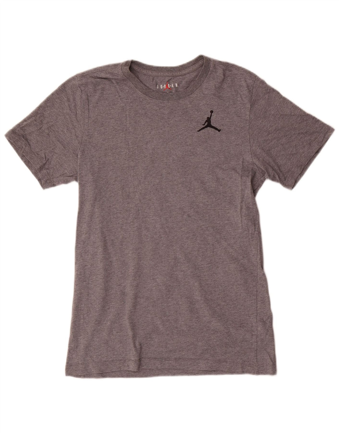 Jordan Ανδρικό T-Shirt Top Μικρό Γκρι Βαμβακερό