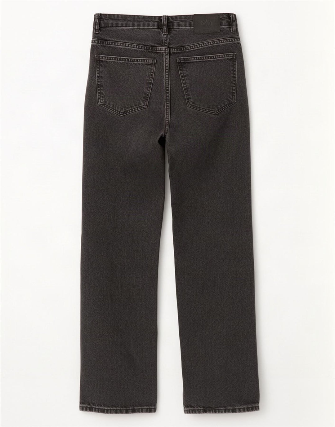 Zara Γυναικείο ίσιο τζιν EU 40 Medium W30 L31 Μαύρο βαμβακερό