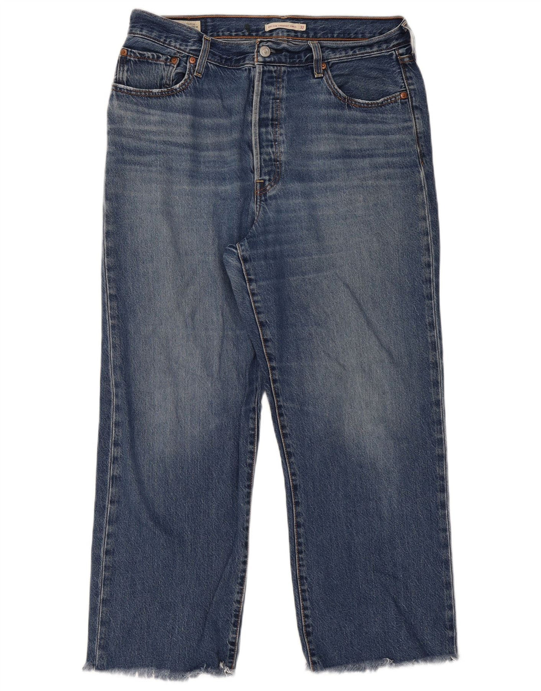 Γυναικείο Levi's Ribcage Straight Jeans W32 L29 Μπλε βαμβακερό