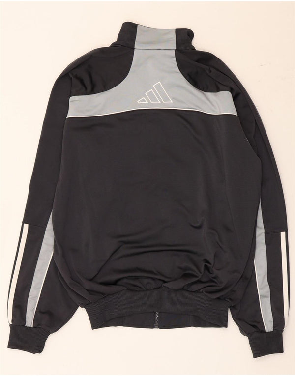 Ανδρική φόρμα γυμναστικής Adidas Top Jacket UK 36/38 Small Black Colourblock