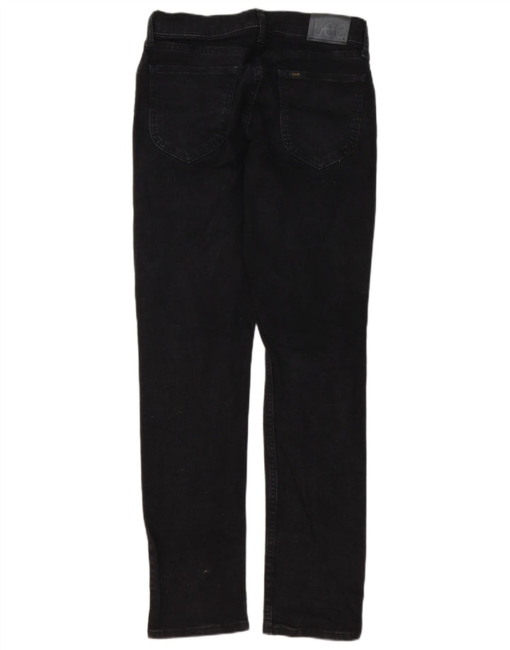 Ανδρικό τζιν Lee Regular Fit ίσιο W30 L32 μαύρο βαμβακερό
