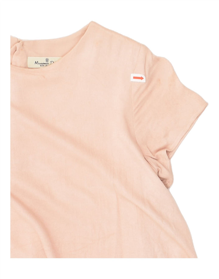 MASSIMO DUTTI Girls Peplum Dress 9-10 Years Pink Viscose | Vintage Massimo Dutti | Thrift | Second-Hand Massimo Dutti | Used Clothing | Messina Hembry 