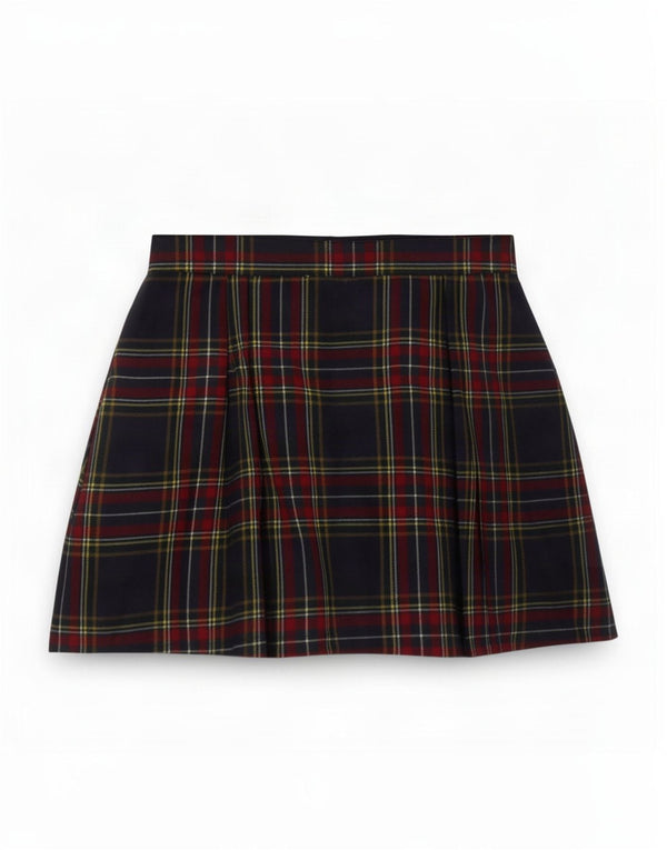 Benetton Womens Mini Skirt IT 44 Medium W28 Multicoloured Plaid Polyester