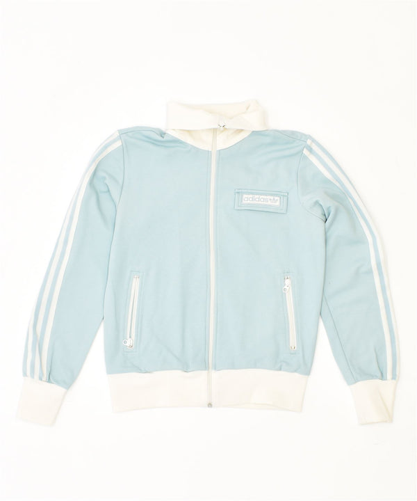 Γυναικεία αθλητική φόρμα ADIDAS Top Jacket EU 44 Large Blue Cotton Sports