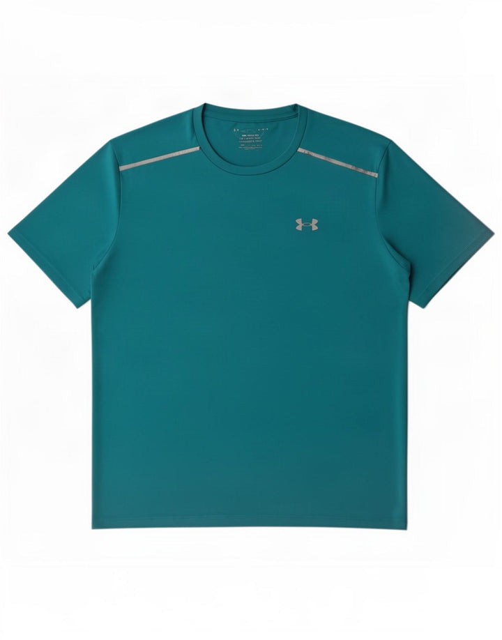 Under Armour Ανδρικό T-Shirt Top Μεσαίο Τυρκουάζ Πολυεστέρας