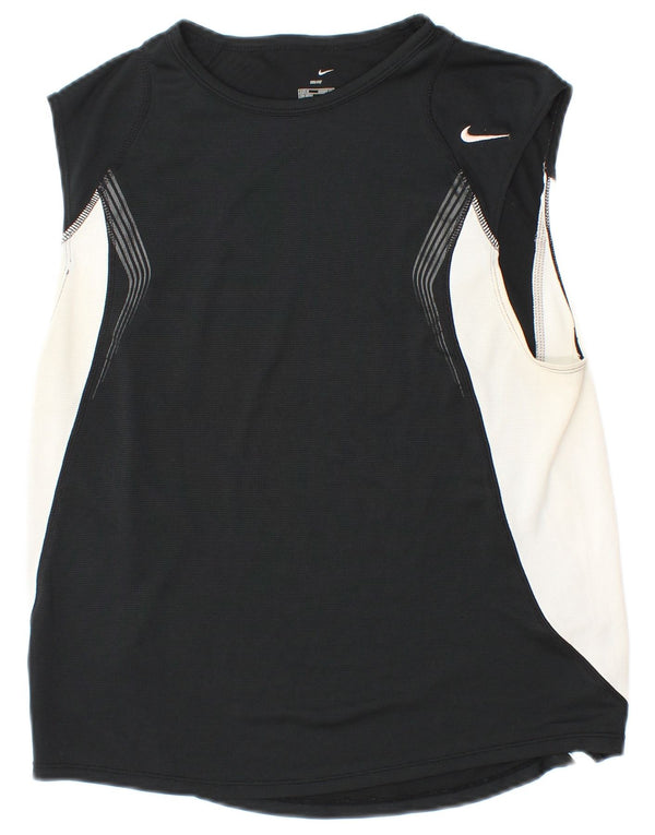 Ανδρικό γιλέκο Nike Dri Fit Top UK 39/41 Medium Black Colorblock