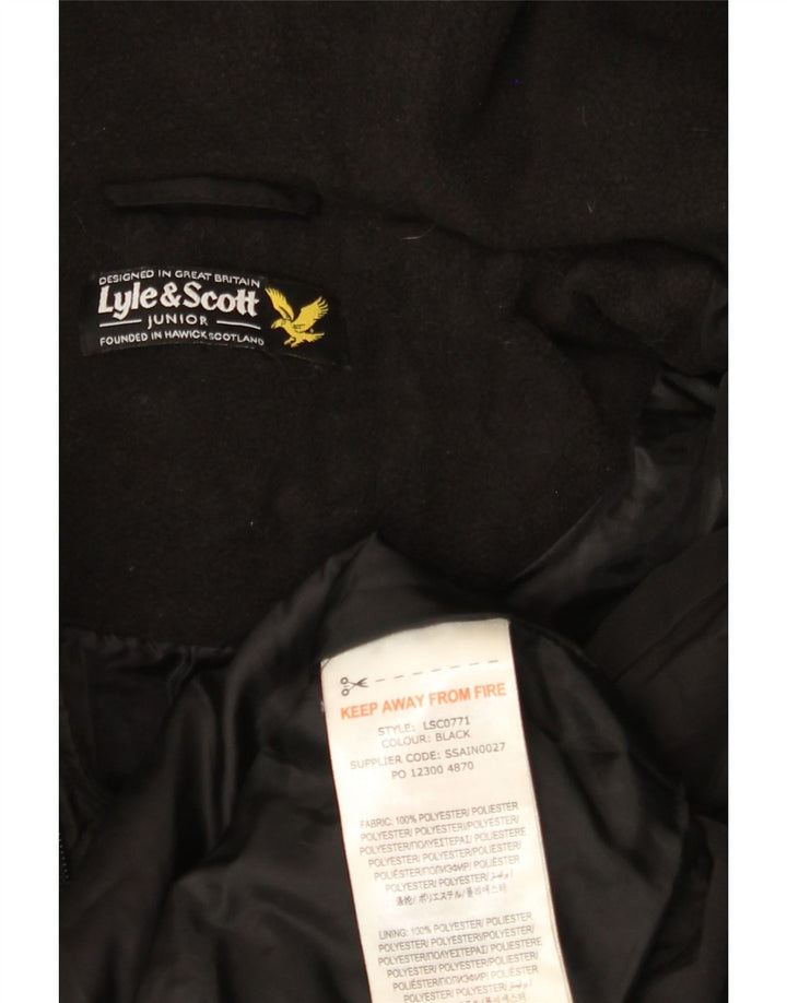 LYLE & SCOTT για αγόρια με κουκούλα με επένδυση 15-16 ετών Μαύρο πολυεστέρα