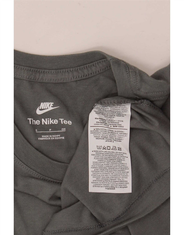 Ανδρικό μπλουζάκι Nike, μικρό γκρι βαμβακερό