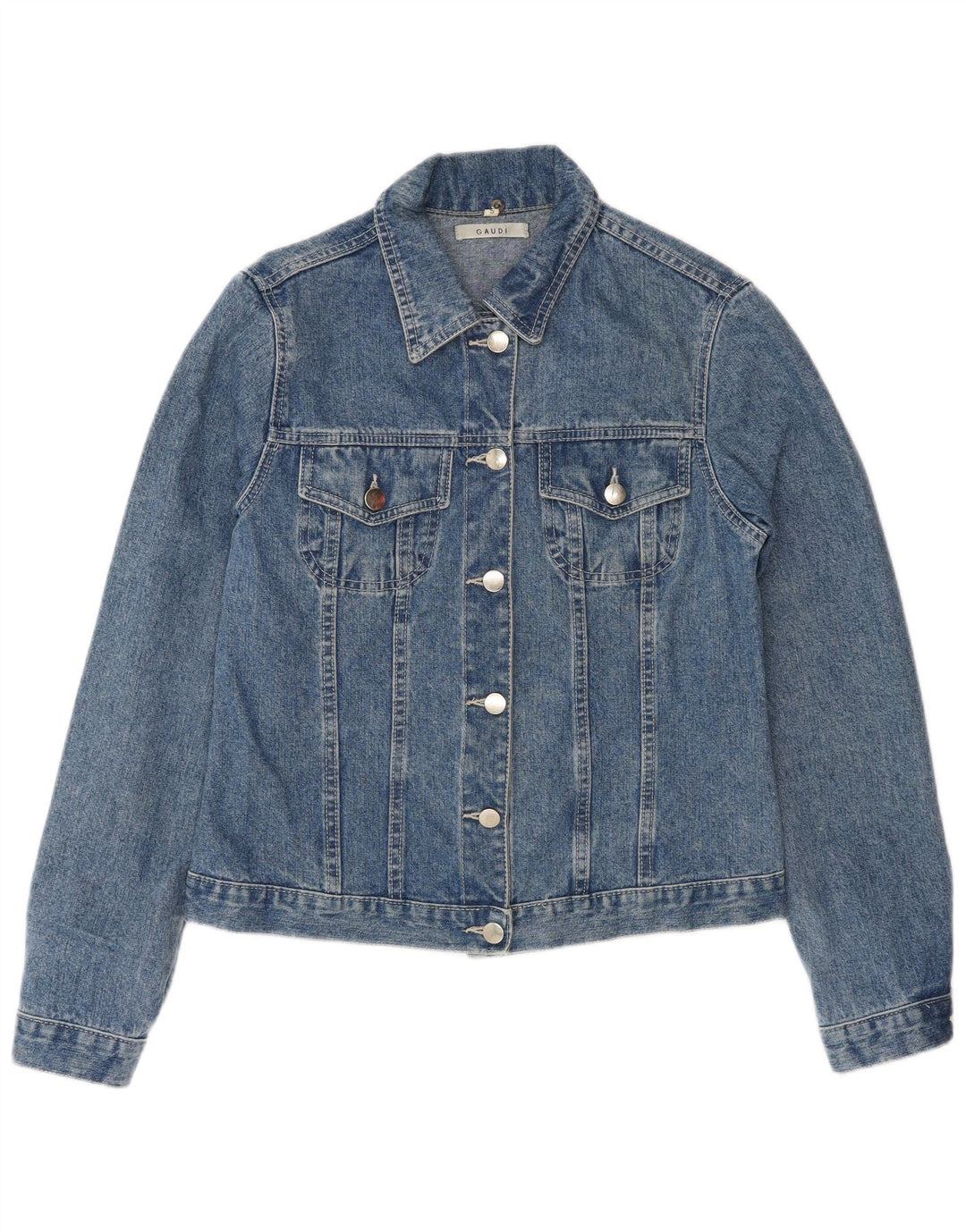 Γυναικείο Τζιν Μπουφάν Gaudi UK 10 Small Blue Cotton