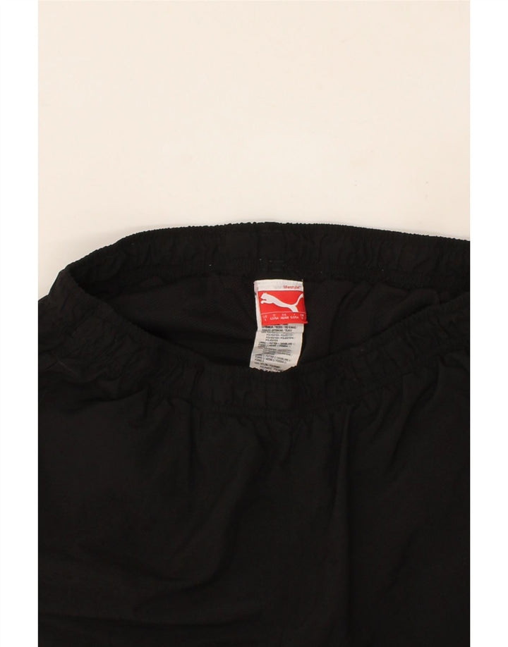 PUMA Womens Graphic Tracksuit Trousers UK 14 Large Black Polyester Vintage Puma and Second-Hand Puma from Messina Hembry 