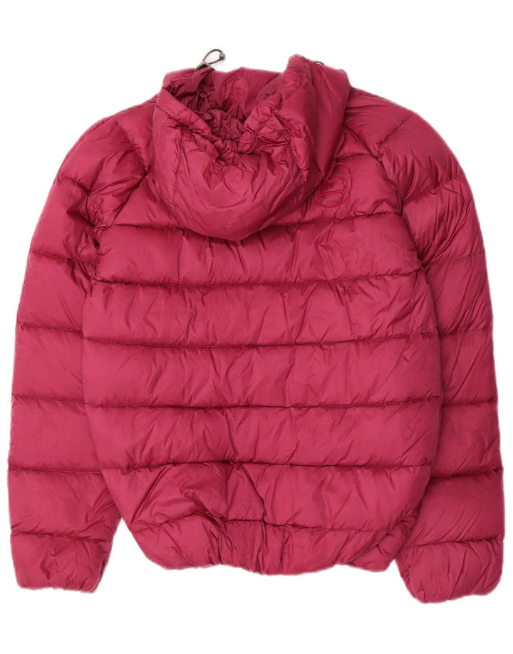 Γυναικείο μπουφάν Woolrich Penn-Rich Hooded padded Jacket UK 10 Small Pink Nylon