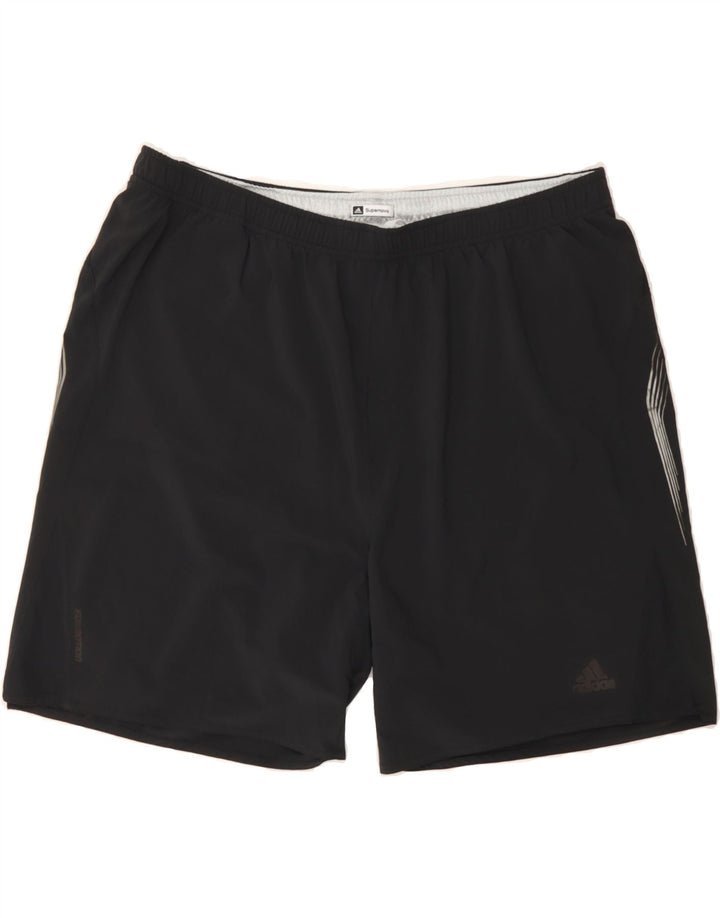 ADIDAS Mens Clima 365 Sport Shorts XL Black Polyester Vintage Adidas and Second-Hand Adidas from Messina Hembry 
