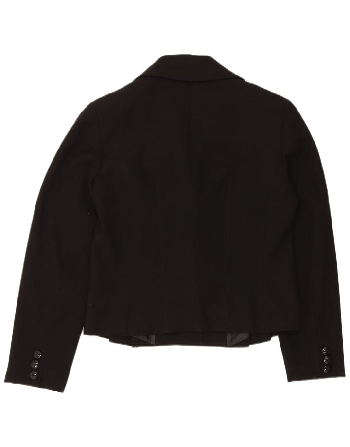 Trussardi Γυναικείο Μπουφάν Blazer με 3 κουμπιά IT 48 XL Μαύρο Πολυεστέρας