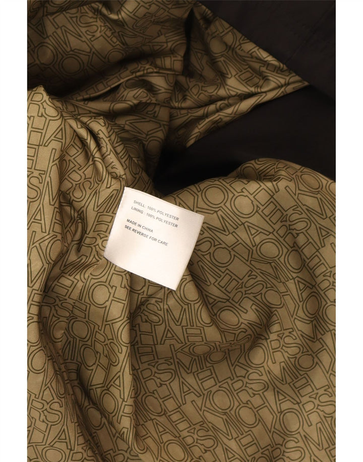 Michael Kors Γυναικείο μπουφάν με κουκούλα Utility UK 18 XL μαύρο πολυεστέρα