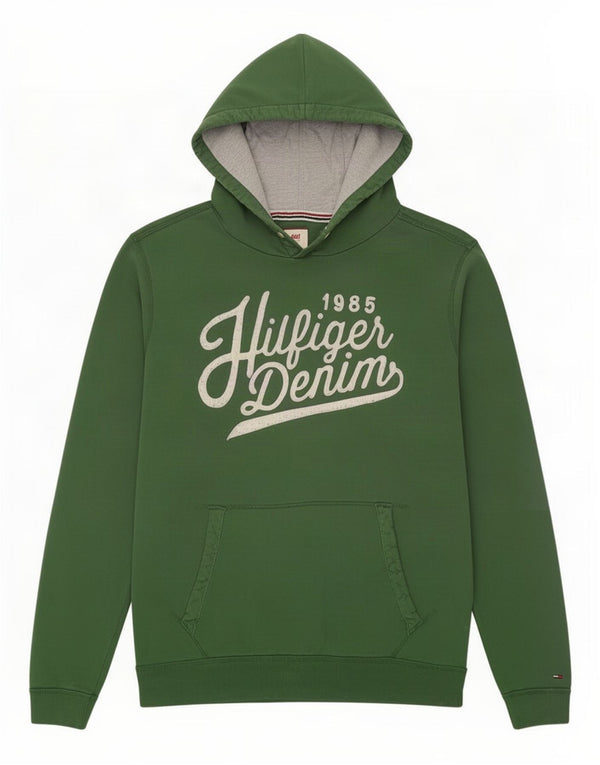 Tommy Hilfiger Ανδρικό Γραφικό Φούτερ 2XL Πράσινο βαμβακερό