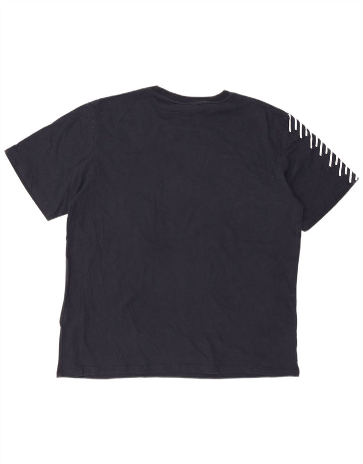 Ανδρικό γραφικό T-Shirt SUPERDRY Top XL Navy Blue Cotton