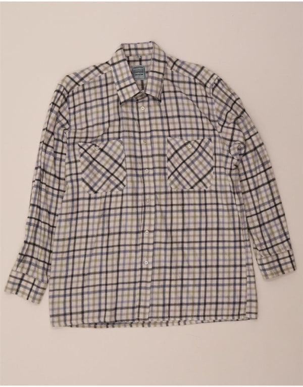 FREE STYLE Ανδρικό φανελένιο πουκάμισο Μέγεθος 41/42 Μεγάλο πολύχρωμο βαμβάκι