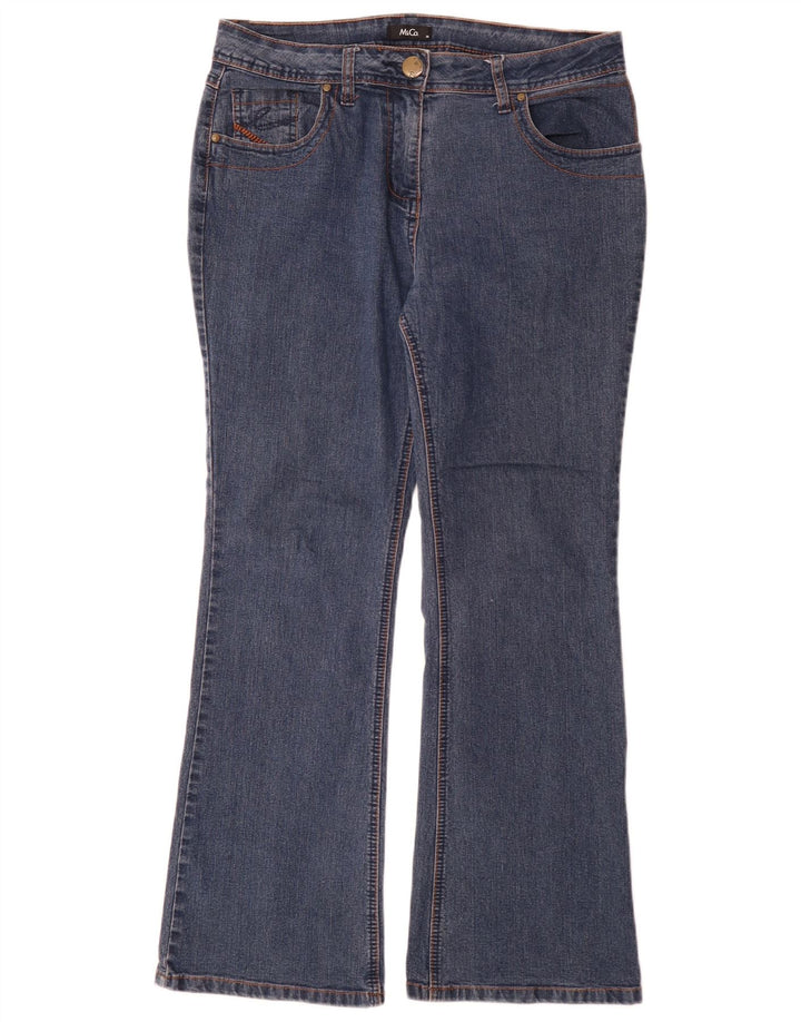 M&Co Γυναικεία Bootcut Jeans UK 14 Large W32 L30 Blue Cotton
